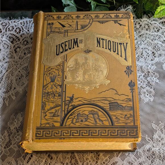 First Edition 1880 MUSEUM OF ANTIQUITY Hardback Book, Clean Pages, Loose Binding - Picture 1 of 10